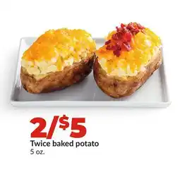 Hy-Vee Twice baked potato offer