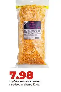 Hy-Vee Hy-Vee natural cheese offer