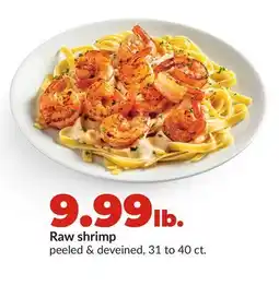 Hy-Vee Raw shrimp offer