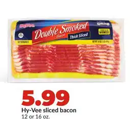 Hy-Vee Hy-Vee sliced bacon offer