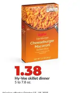 Hy-Vee Hy-Vee skillet dinner offer