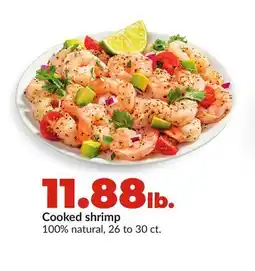 Hy-Vee Cooked shrimp offer