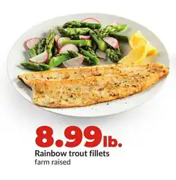 Hy-Vee Rainbow trout fillets offer