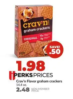 Hy-Vee Crav'n Flavor graham crackers offer