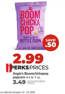 Hy-Vee Angie's Boomchickapop popcorn offer
