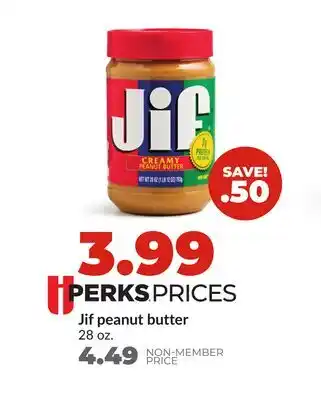 Hy-Vee Jif peanut butter offer