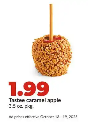 Hy-Vee Tastee caramel apple offer