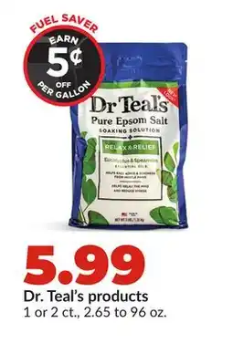 Hy-Vee Dr. Teal's products offer