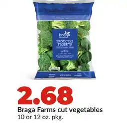 Hy-Vee Braga Farms cut vegetables offer