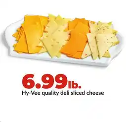 Hy-Vee Hy-Vee quality deli sliced cheese offer