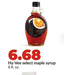 Hy-Vee Hy-Vee select maple syrup offer