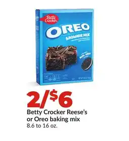 Hy-Vee Betty Crocker Reese's or Oreo baking mix offer