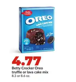 Hy-Vee Betty Crocker Oreo truffle or lava cake mix offer