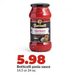 Hy-Vee Botticelli pasta sauce offer
