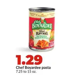 Hy-Vee Chef Boyardee pasta offer
