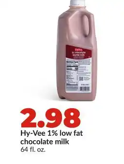 Hy-Vee Hy-Vee 1% low fat chocolate milk offer