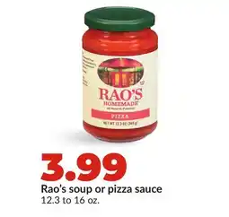 Hy-Vee Rao's soup or pizza sauce offer