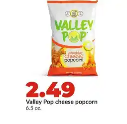 Hy-Vee Valley Pop cheese popcorn offer