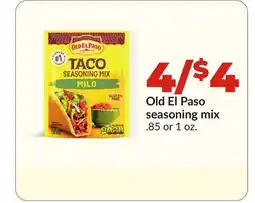 Hy-Vee Old El Paso seasoning mix offer