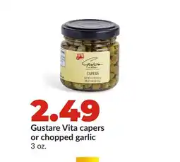Hy-Vee Gustare Vita capers or chopped garlic offer