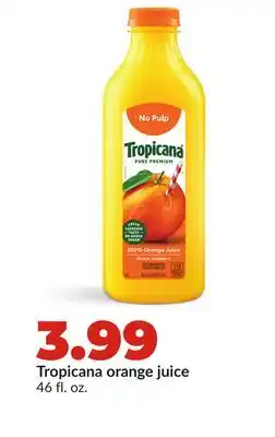 Hy-Vee Tropicana orange juice offer