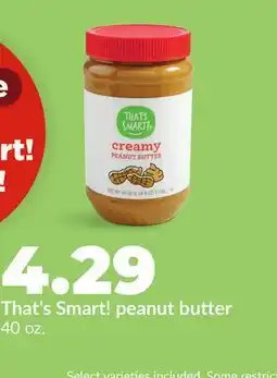 Hy-Vee That's Smart! peanut butter offer