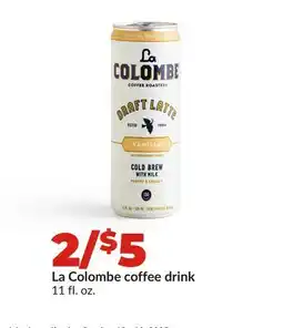 Hy-Vee La Colombe coffee drink offer