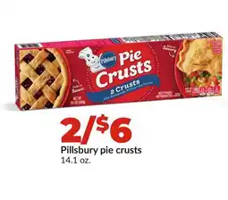 Hy-Vee Pillsbury pie crusts offer