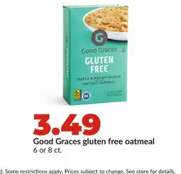 Hy-Vee Good Graces gluten free oatmeal offer