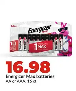 Hy-Vee Energizer Max batteries offer