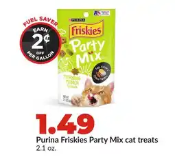 Hy-Vee Purina Friskies Party Mix cat treats offer