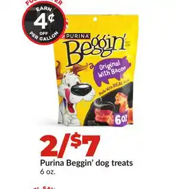Hy-Vee Purina Beggin' dog treats offer