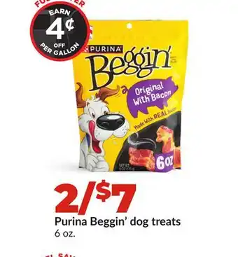 Hy-Vee Purina Beggin' dog treats offer