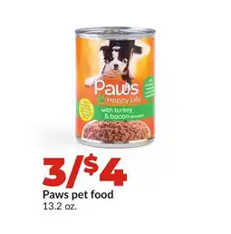 Hy-Vee Paws pet food offer
