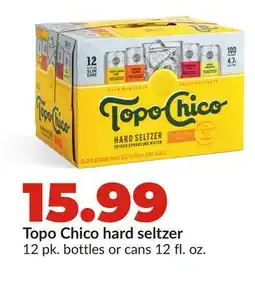Hy-Vee Topo Chico hard seltzer offer