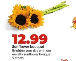 Hy-Vee Sunflower bouquet offer