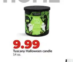 Hy-Vee Tuscany Halloween candle offer