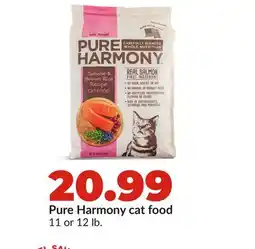 Hy-Vee Pure Harmony cat food offer
