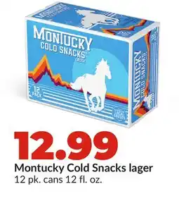 Hy-Vee Montucky Cold Snacks lager offer