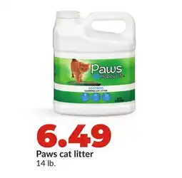 Hy-Vee Paws cat litter offer