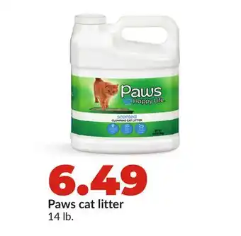 Hy-Vee Paws cat litter offer