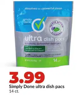 Hy-Vee Simply Done ultra dish pacs offer