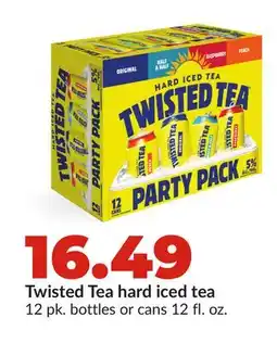 Hy-Vee Twisted Tea hard iced tea offer