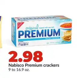 Hy-Vee Nabisco Premium crackers offer