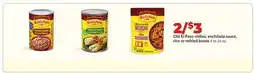 Hy-Vee Old El Paso chilies, enchilada sauce, rice or refried beans offer
