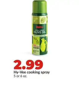 Hy-Vee Hy-Vee cooking spray offer