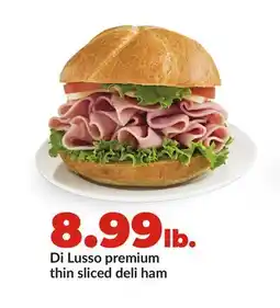 Hy-Vee Di Lusso premium thin sliced deli ham offer