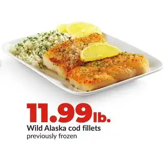 Hy-Vee Wild Alaska cod fillets offer