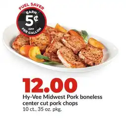 Hy-Vee Hy-Vee Midwest Pork boneless center cut pork chops offer