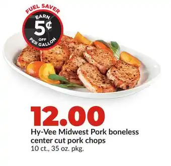 Hy-Vee Hy-Vee Midwest Pork boneless center cut pork chops offer
